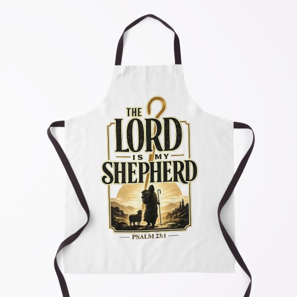 Item preview, The Lord Is My Shepherd Psalm 23:1 Christian Shepherd Jesus designed and sold by TheLampClothing.