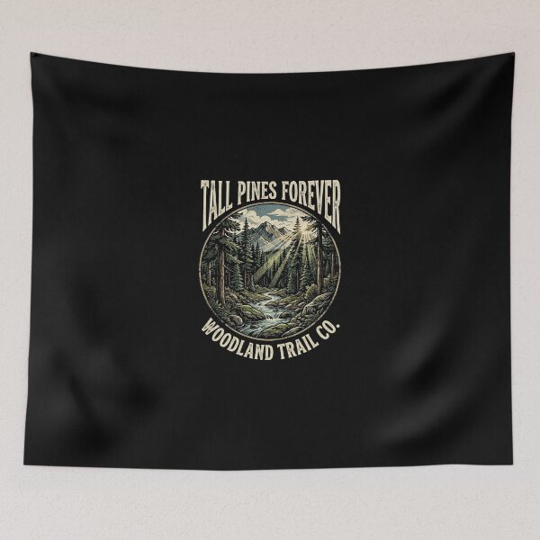 Item preview, Woodland Trail Company Vintage Forest River Mountain View designed and sold by longngusuc.