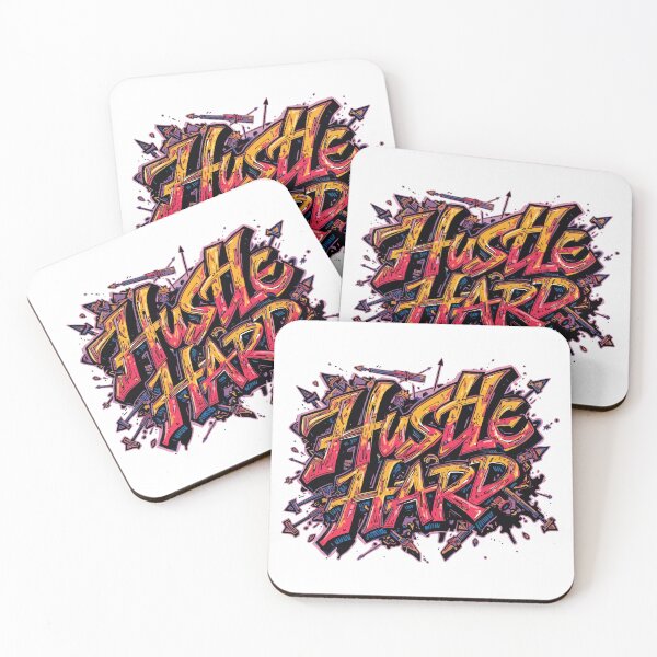 Item preview, Hustle Hard – Dreams Demand Action designed and sold by typoinspired.