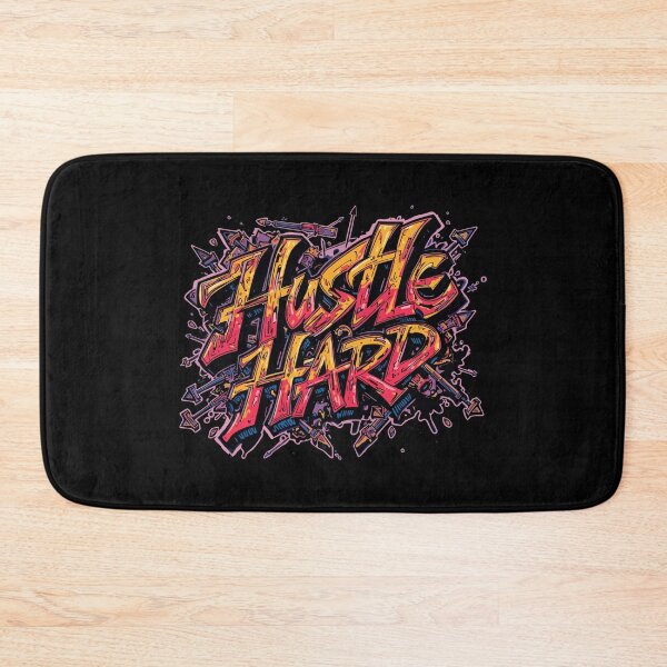 Item preview, Hustle Hard – Dreams Demand Action designed and sold by typoinspired.