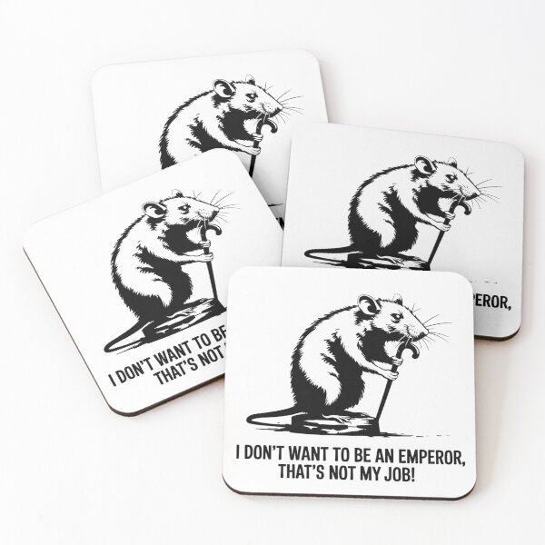 Item preview, Banksy Rat - I don't want to be an emperor, that's not my job! designed and sold by 123ks.