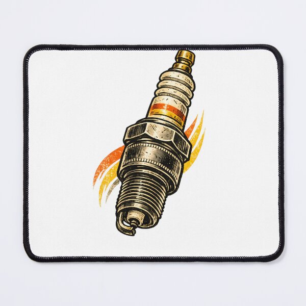 Item preview, Vintage Retro Spark Plug Automotive Garage Graphic designed and sold by MIROUZ2000.