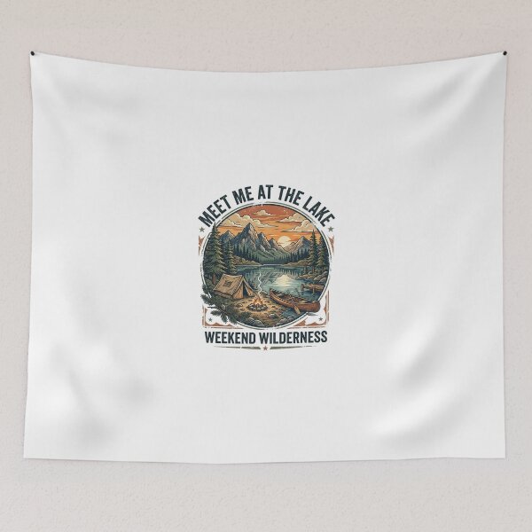 Item preview, Lake Camping Mountain Adventure Vintage Outdoor Wilderness designed and sold by longngusuc.