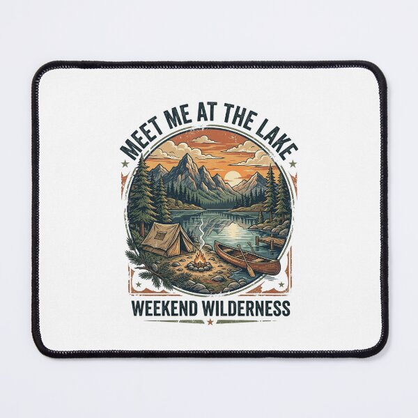 Item preview, Lake Camping Mountain Adventure Vintage Outdoor Wilderness designed and sold by longngusuc.