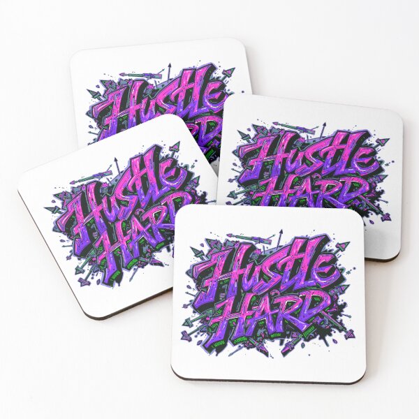 Item preview, Hustle Hard – Stay Hungry Keep Moving designed and sold by typoinspired.