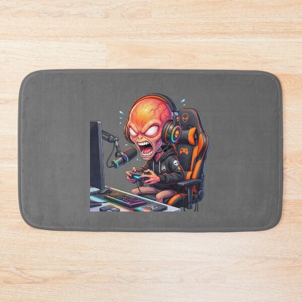 Item preview, Funny Angry Alien Gamer Rage Quit Gaming designed and sold by Sunkhung.