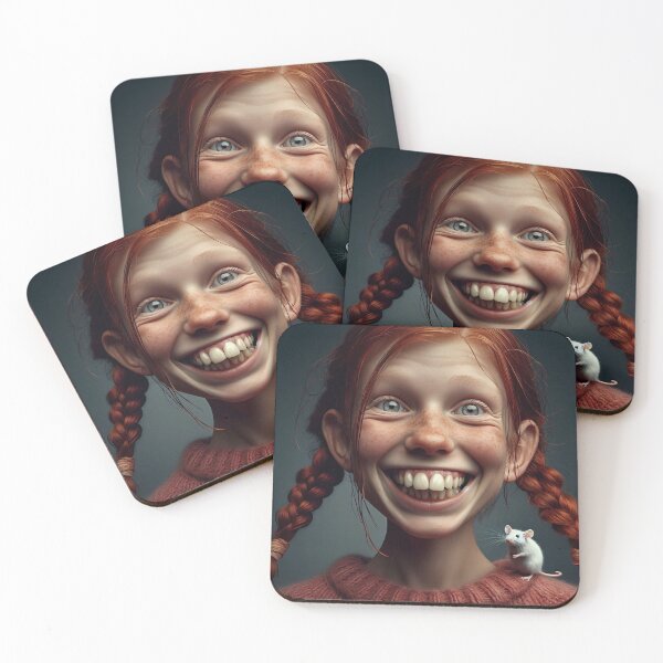 Item preview, Pippi and the Mouse designed and sold by DroneWorks Creative.