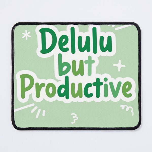 Item preview, Green delulu phrases designed and sold by Benevoleantrr.