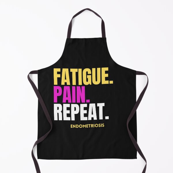 Item preview, Fatigue Pain Repeat Endometriosis Awareness Design designed and sold by lightandbright.