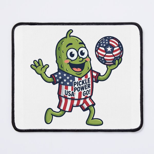 Item preview, Funny USA Soccer Pickle Shirt – Patriotic Pickle Fan Cartoon Sports Gift designed and sold by Basma Designs | Funny Shirts, Stickers & Mugs.