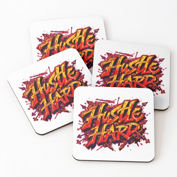 Item preview, Hustle Hard – Built for the Grind designed and sold by typoinspired.