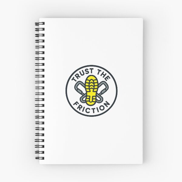 Item preview, Trust The Friction Retro Rock Climbing Tattoo Style designed and sold by MerchVersum.