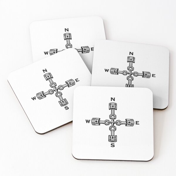 Item preview, Automotive Piston Compass Rose Road Trip Art designed and sold by MIROUZ2000.