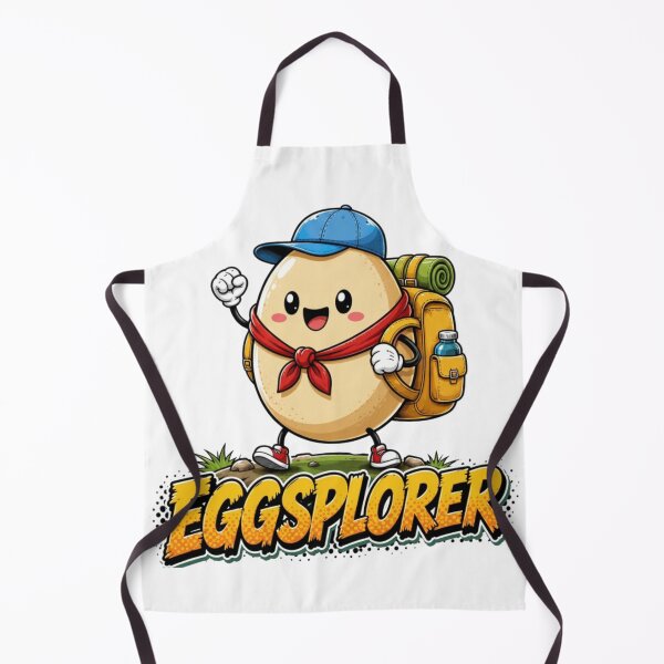 Item preview, Eggsplorer Cute Adventure Pun Cartoon Design designed and sold by Nano-Threads.