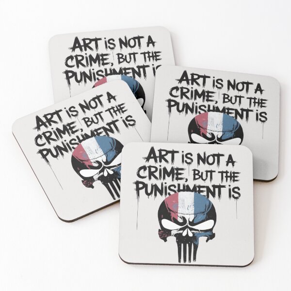 Item preview, Banksy Punisher - Art is not a crime, but the punishment is designed and sold by 123ks.