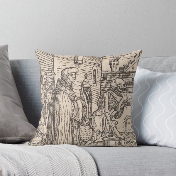Item preview, Holbein Priest Memento Mori | Skull Art designed and sold by GammaRay.