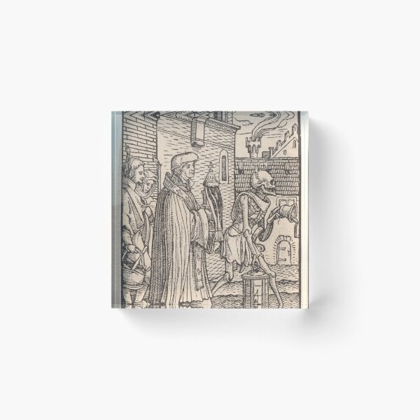 Item preview, Holbein Priest Memento Mori | Skull Art designed and sold by GammaRay.