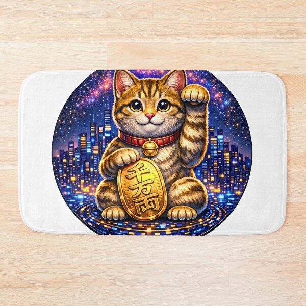 Item preview, #4 Brown Tabby Cyber Maneki Neko | Fortune System designed and sold by FUJIYAMA-JAPAN-WORKS.