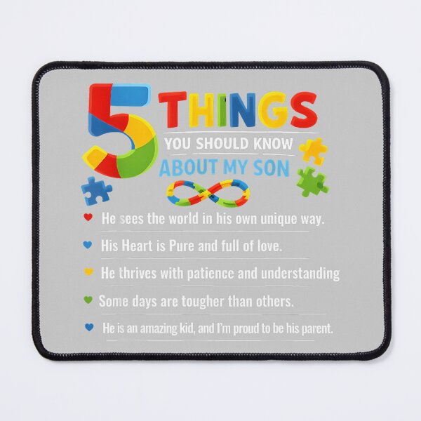 Item preview, Autistic Son Autism Awareness Family Support Mom Dad Parents designed and sold by KathieFaugh.