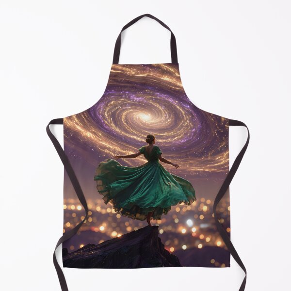 Item preview, Cosmic Dance of Destiny: Mystical Galaxy and the Dancer of the Stars designed and sold by VoidVeilStudio.