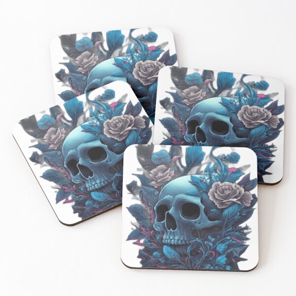 Item preview, Frost Bloom Skull designed and sold by 1NEOBOY.