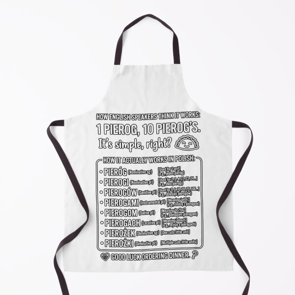 Item preview, Funny Polish Pierogi Grammar Guide designed and sold by malenkaa1990.