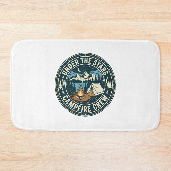 Item preview, Camping Crew Under The Stars Vintage Campfire Night Adventur designed and sold by longngusuc.