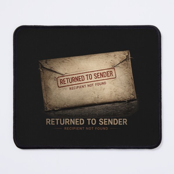 Item preview, Returned To Sender – Recipient Not Found Mystery Design designed and sold by unglaublichGut.