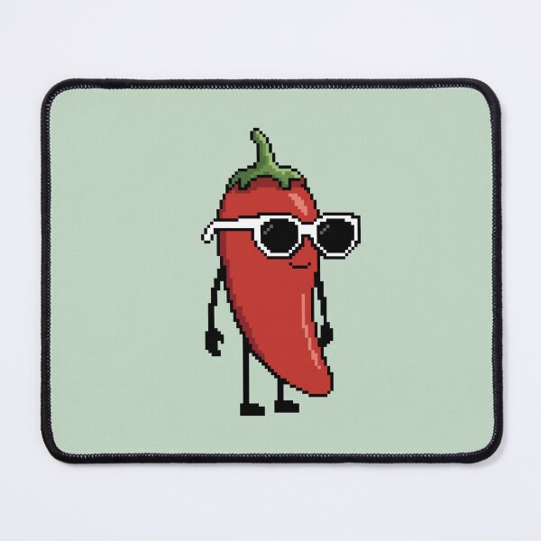 Item preview, Chili pepper red Pixel designed and sold by White Rim Mates.