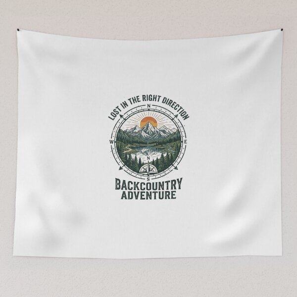 Item preview, Backcountry Adventure Lost In Right Direction Mountain Lake designed and sold by longngusuc.