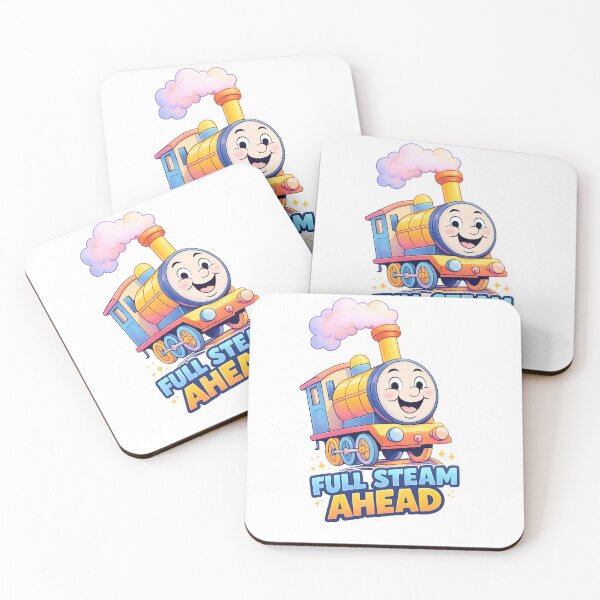 Item preview, Cute Train Shirt for Kids – Full Steam Ahead designed and sold by SoftSproutstu.