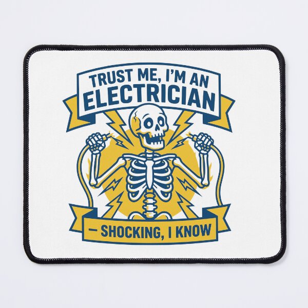 Item preview, Trust Me I'm an Electrician Shocking I Know | Funny Skeleton Electrician Gift designed and sold by Sekla-Studio.