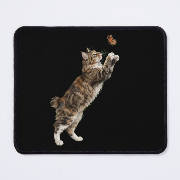 Item preview, American Bobtail Cat with Butterfly Kitten Mom Owner designed and sold by TerryConnells.