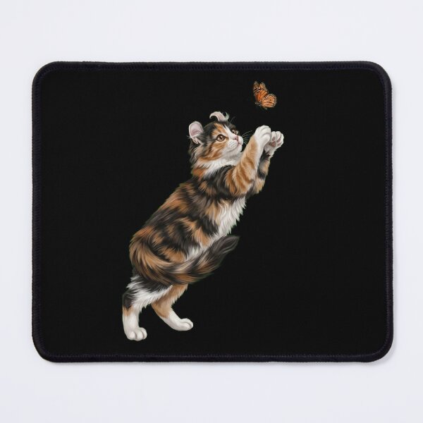 Item preview, American Curl Cat with Butterfly Kitten Mom Owner designed and sold by TerryConnells.