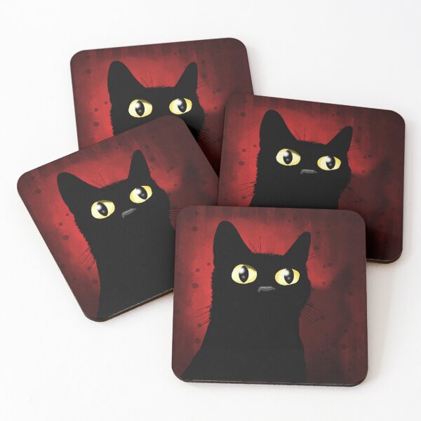Item preview, Black Cat with Golden Eyes designed and sold by Andrew  Hitchen.
