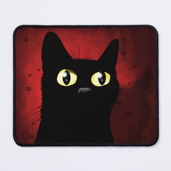 Item preview, Black Cat with Golden Eyes designed and sold by Andrew Hitchen.