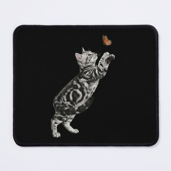 Item preview, American Shorthair Cat with Butterfly Kitten Mom Owner designed and sold by TerryConnells.