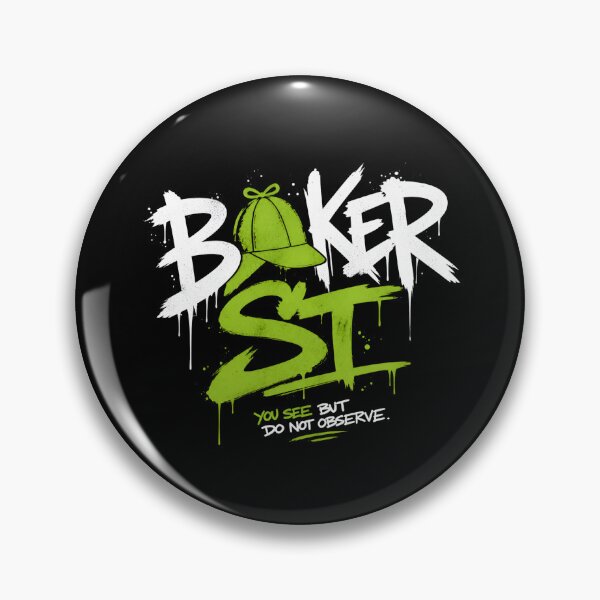 Item preview, Baker St You See But Do Not Observe Graffiti Art designed and sold by Fenay Designs.