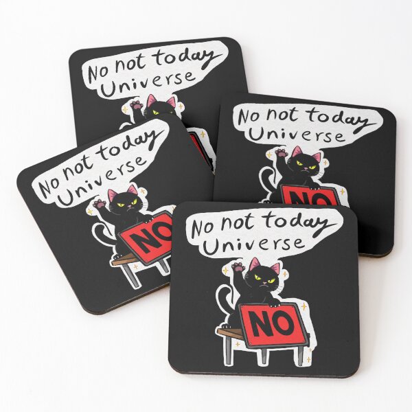 Item preview, Not Today Universe – Sassy Black Void CaT designed and sold by Blissandlove.