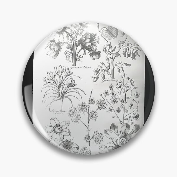 Item preview, Wildflower Drawing | Botanical Art designed and sold by GammaRay.