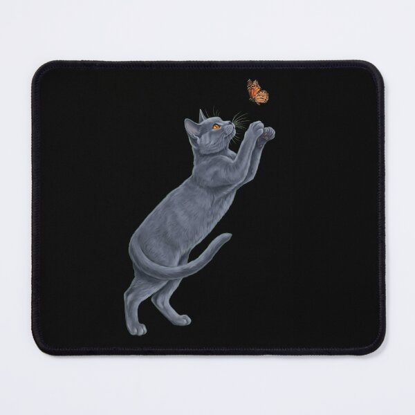 Item preview, Chartreux Cat with Butterfly Kitten Mom Owner designed and sold by TerryConnells.