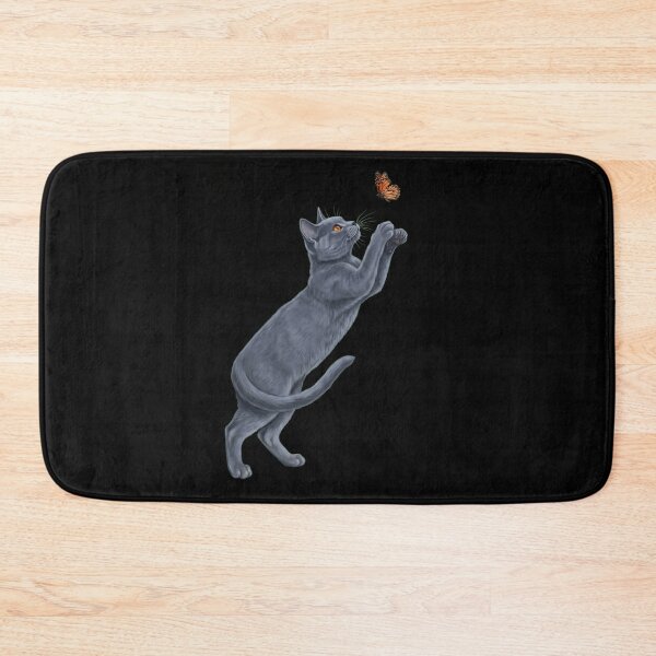 Item preview, Chartreux Cat with Butterfly Kitten Mom Owner designed and sold by TerryConnells.