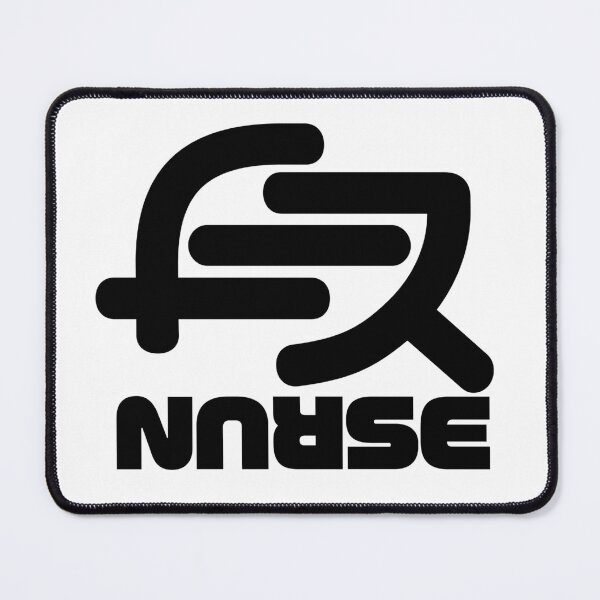 Item preview, Nurse Japanese Katakana Mirror Logo Nurse Gift Medical Art Nursing Gift Hospital designed and sold by medicalkinoko.