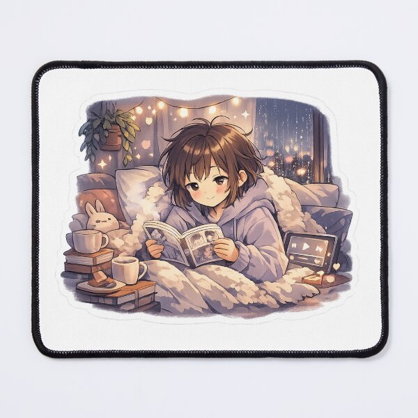 Item preview, Cozy Midnight Reading Vibes Sticker designed and sold by RDcollections.