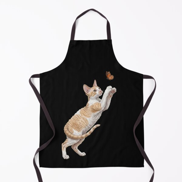 Item preview, Cornish Rex Cat with Butterfly Kitten Mom Owner designed and sold by TerryConnells.