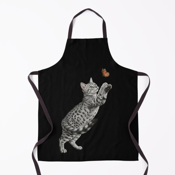 Item preview, Egyptian Mau Cat with Butterfly Kitten Mom Owner designed and sold by TerryConnells.