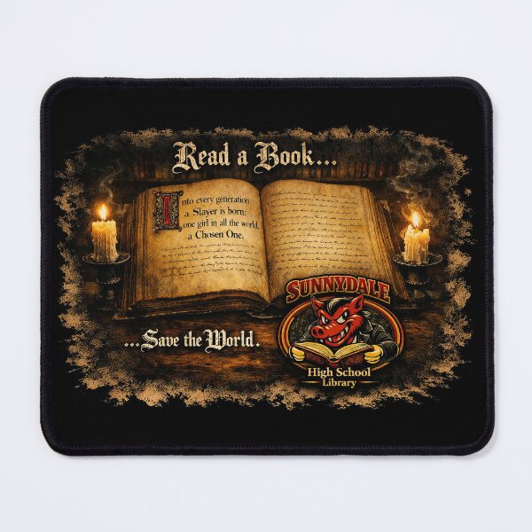Item preview, Sunnydale High School Library - Read a Book... Save the World designed and sold by Omaha Jones T-Shirts and More.