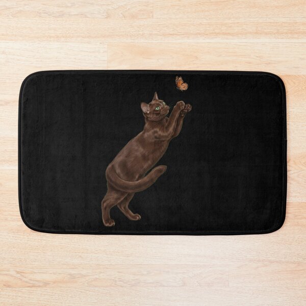 Item preview, Havana Brown Cat with Butterfly Kitten Mom Owner designed and sold by TerryConnells.