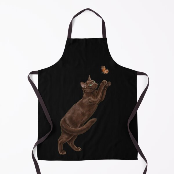 Item preview, Havana Brown Cat with Butterfly Kitten Mom Owner designed and sold by TerryConnells.