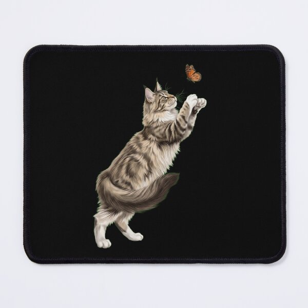 Item preview, Maine Coon Cat with Butterfly Kitten Mom Owner designed and sold by TerryConnells.